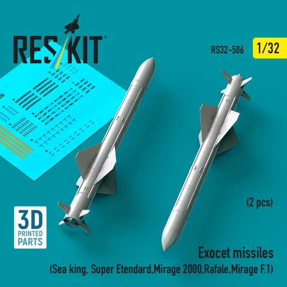 1/32 Exocet missiles