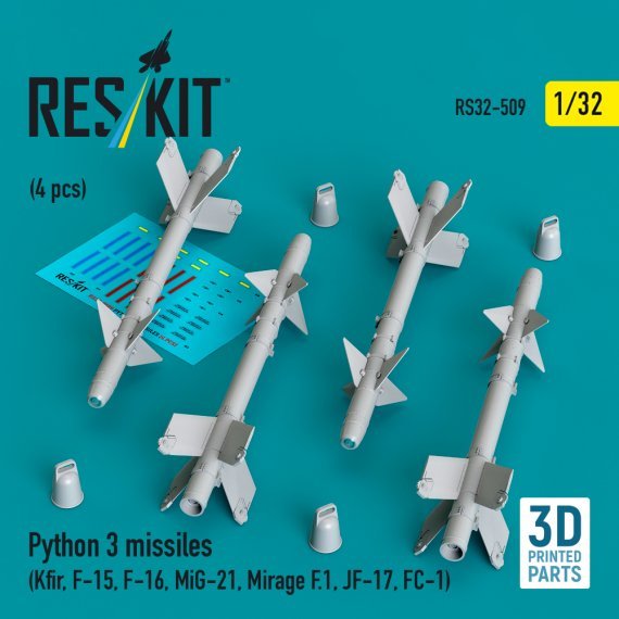 ResKit RS320509 Missili Python 3 1/32 (4 pezzi)