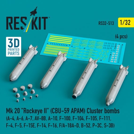 1/32 Mk 20 Rockeye II CBU-59 APAM Cluster bomb