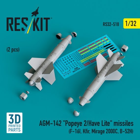 1/32 AGM-142 Popeye 2/Have Lite missiles