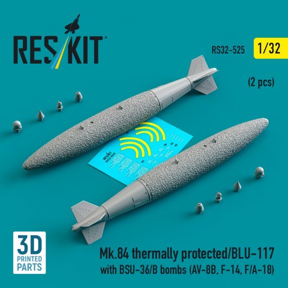 1/32 Mk.84 therm.prot./BLU-117 with BSU-36/B bombs