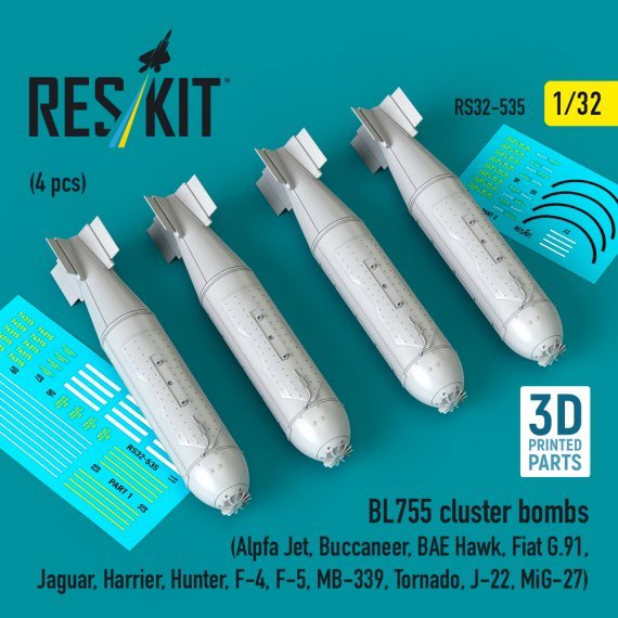 ResKit RS320535 Bombes cluster BL755 1/32