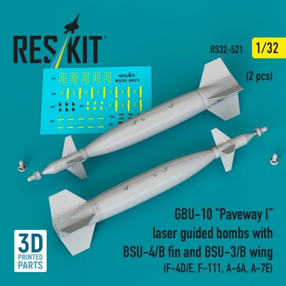 1/32 GBU-10 Paveway I with BSU-4/B fin & BSU-3/B wing