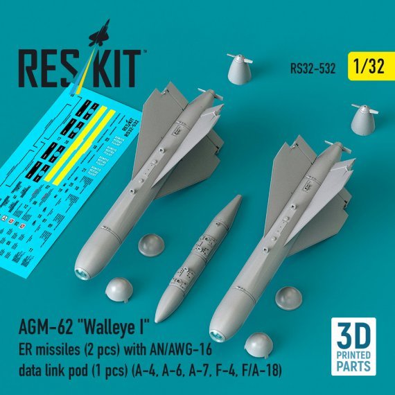 1/32 AGM-62 Walleye I ER with AN/AWG-16 pod.