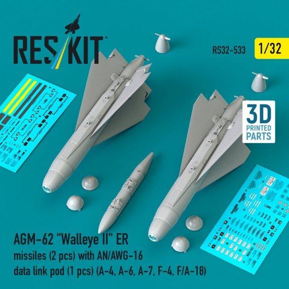 1/32 AGM-62 Walleye II ER with AN/AWG-16 pod