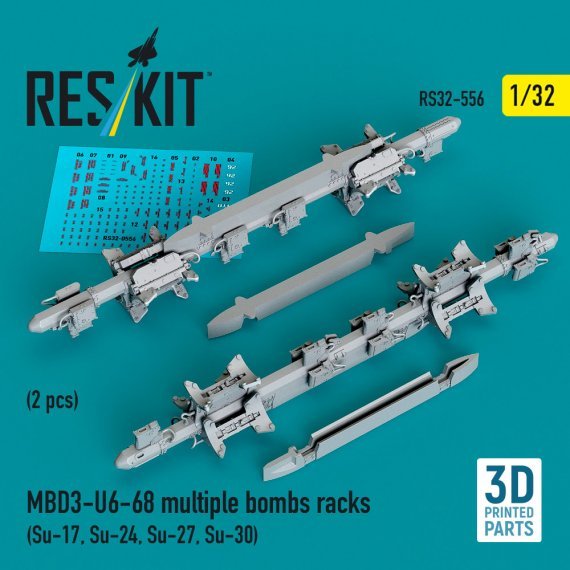 1/32 MBD3-U6-68 multiple bombs racks.