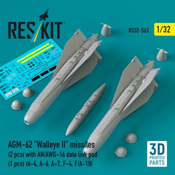 1/32 AGM-62 Walleye II with AN/AWG-16 pod.