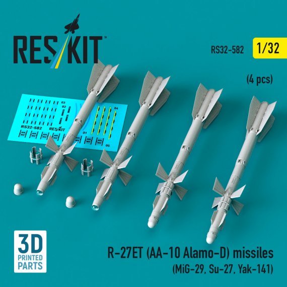 1/32 R-27ET AA-10 Alamo-D missiles.