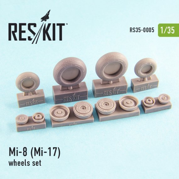 1/35 Mil Mi-8 wheels set wheels set