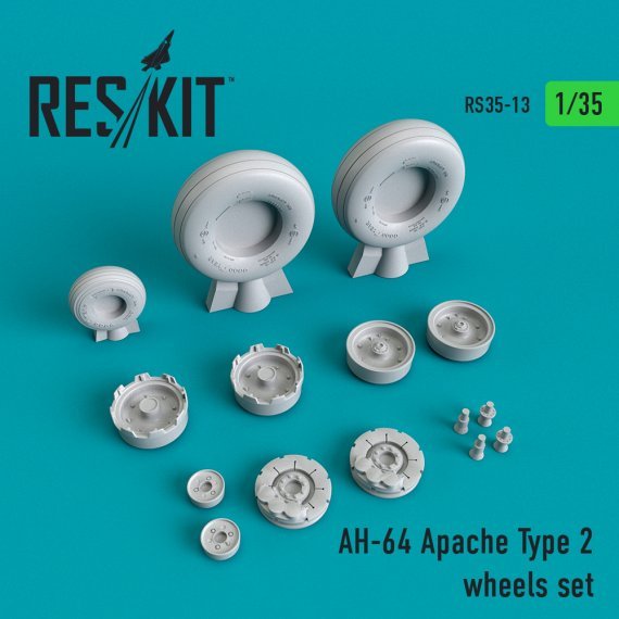 1/35 AH-64 Apache Type 2 wheels