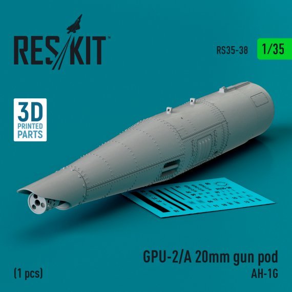 1/35 GPU-2/A 20mm gun pod AH-1G