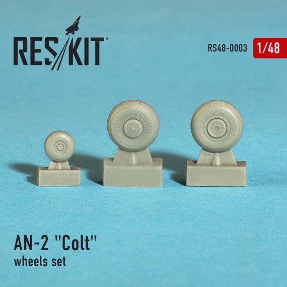 1/48 Antonov AN-2 Colt wheels set