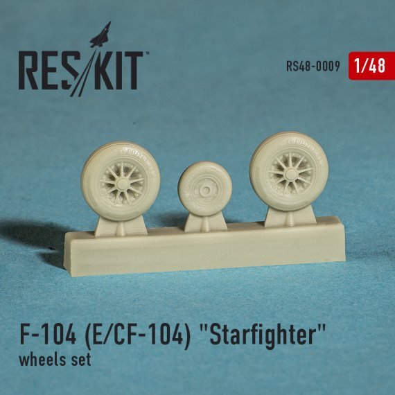 1/48 Lockheed F-104, CF-104 Starfighter wheels set