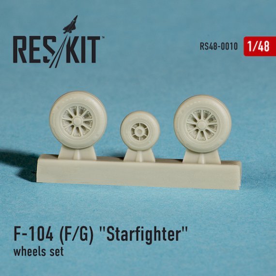 1/48 Lockheed F-104F/F-104G Starfighter wheels set