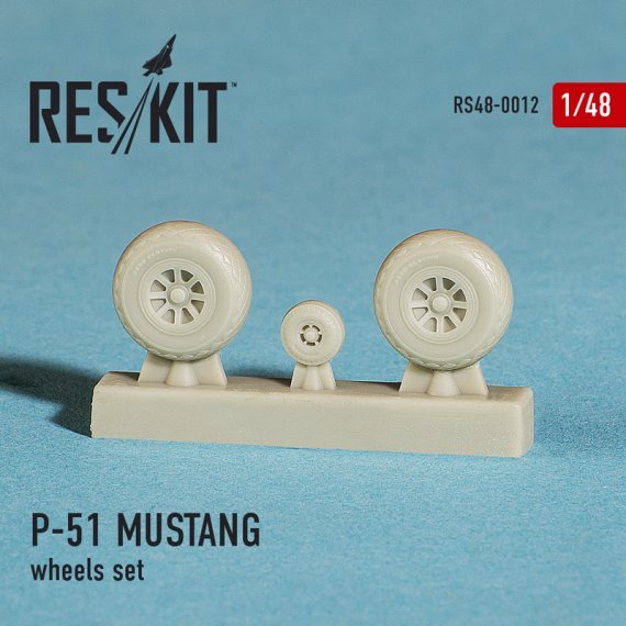 1/48 North-American P-51D MUSTANG wheels set