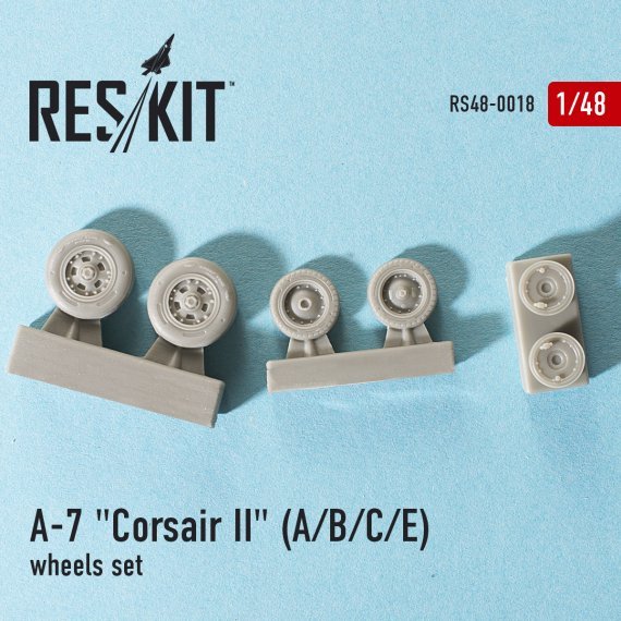 1/48 Vought A-7A/A-7B/A-7C/A-7E Corsair II wheels set
