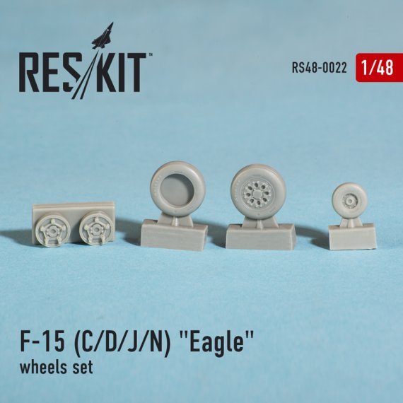 1/48 F-15C/F-15D/F-15J/F-15N Eagle wheels set