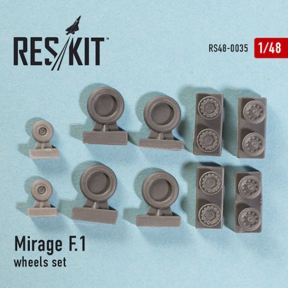 1/48 Dassault Mirage F.1 wheels set