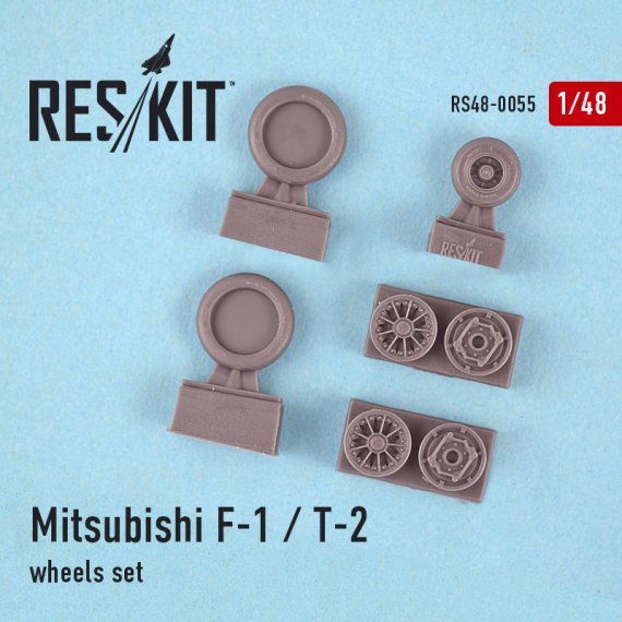 1/48 Mitsubishi F-1 / T-2 wheels set