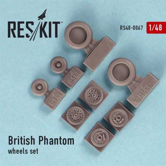 1/48 British Phantom wheels set