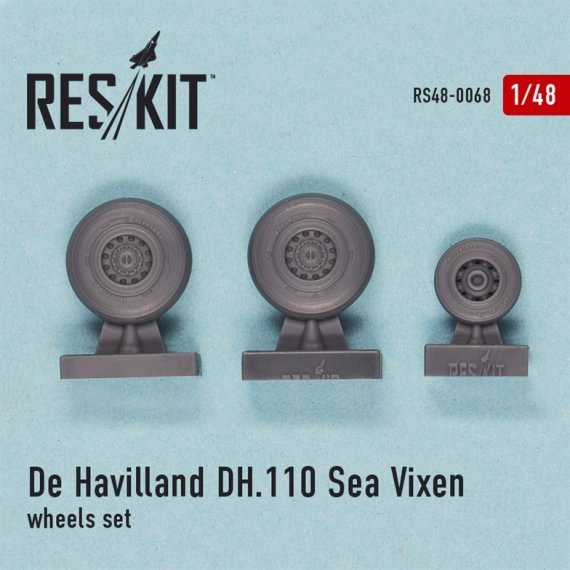 1/48 DH.110 Sea Vixen wheels set