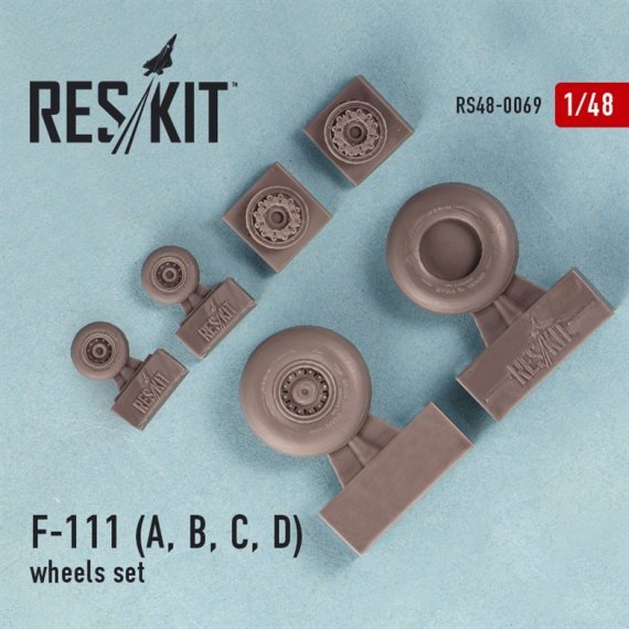 1/48 F-111 A/B/C/D weighted wheels set