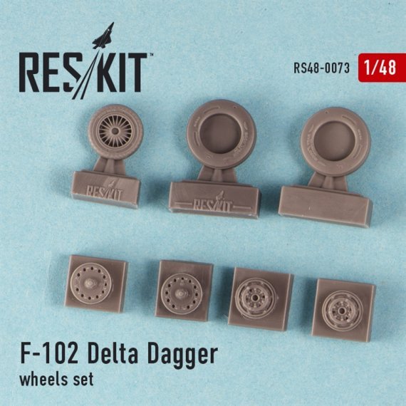 1/48 F-102 Delta Dagger wheels set