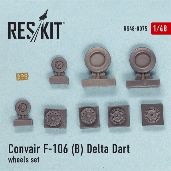 1/48 Convair F-10 Delta Dart wheels set