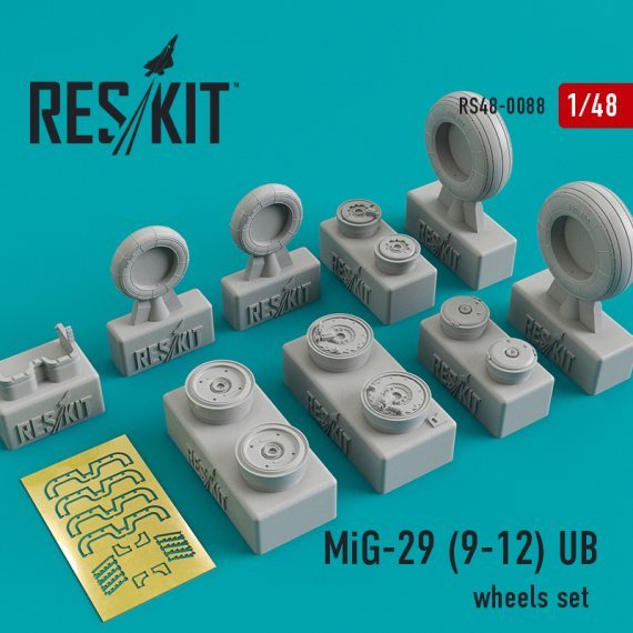 1/48 Mikoyan MiG-29 UB wheels set