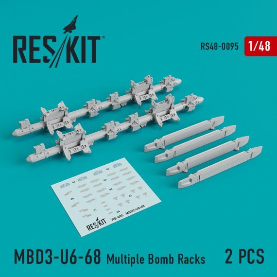 1/48 MBD3-U6-68 Multiple Bomb Racks