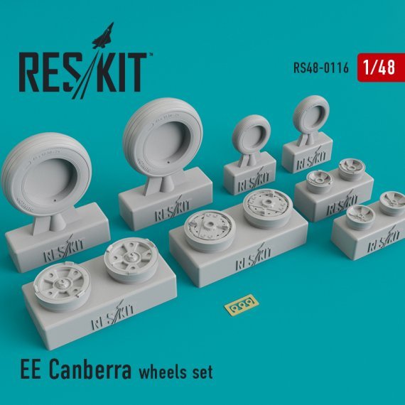 1/48 EE BAC/EE Canberra wheels set