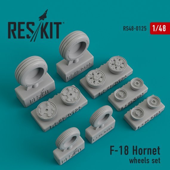 1/48 F-18 Hornet wheels set