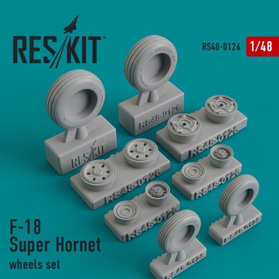 1/48 F-18 Super Hornet wheels set