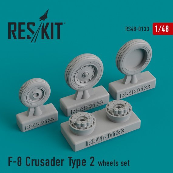 1/48 F-8 Crusader Type 2 wheels set