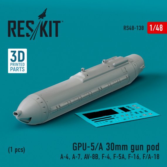 1/48 GPU-5/A 30mm gun pod
