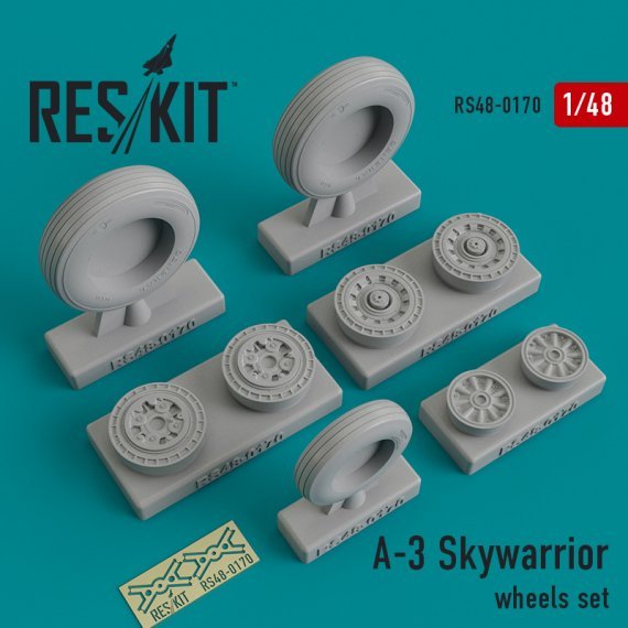1/48 A-3 Skywarrior wheels set
