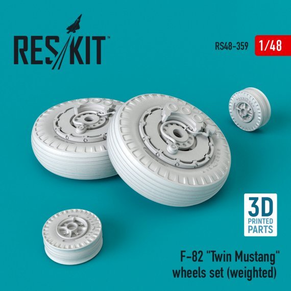 1/48 F-82 Twin Mustang wheels set