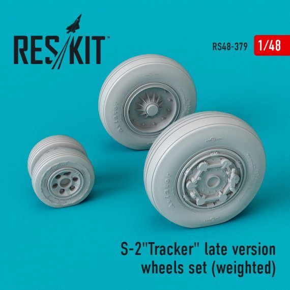 1/48 S-2 Tracker late version wheels