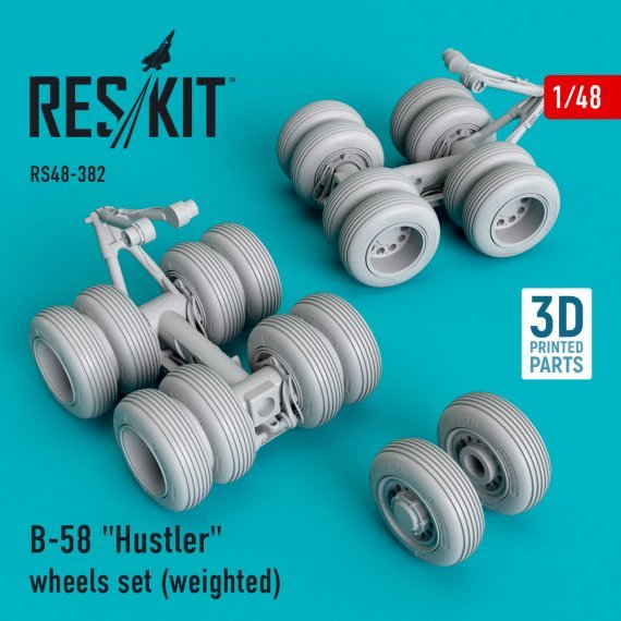1/48 B-58 Hustler wheels set