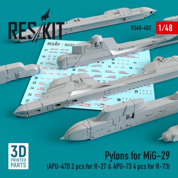 1/48 Pylons for MiG-29