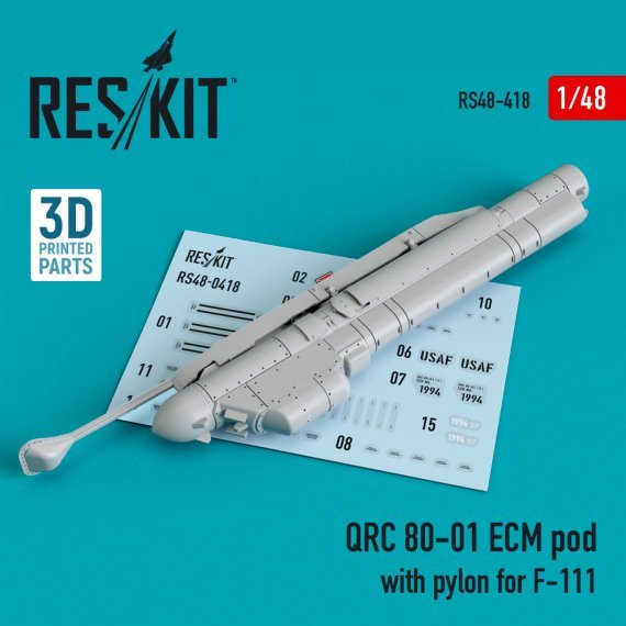 1/48 QRC 80-01 ECM pod with pylon for F-111