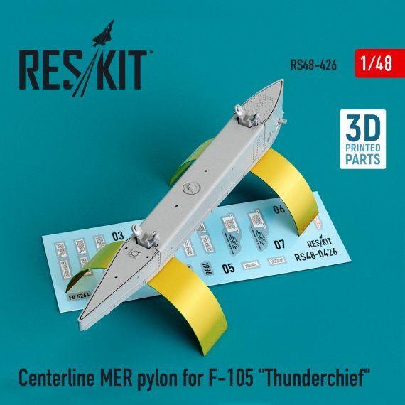 1/48 Centerline Mer pylon for Republic F-105D/F-105G