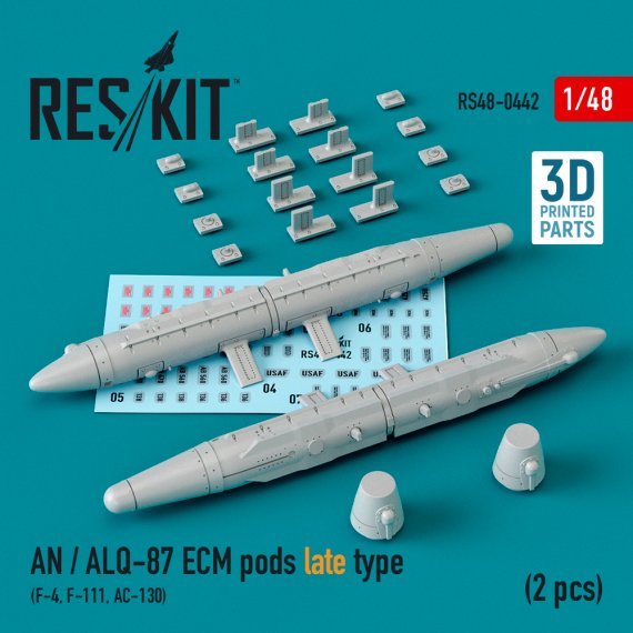 1/48 An / ALQ-87 Ecm pods late type