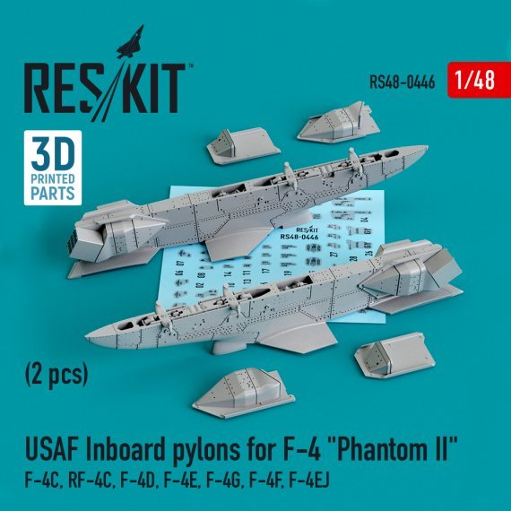 1/48 USAF Inboard pylons for McDonnell F-4 Phantom II