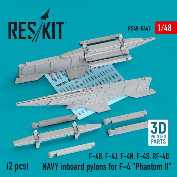 1/48 Navy inboard pylons for McDonnell F-4 Phantom II