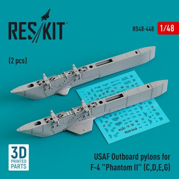 1/48 USAF Outboard pylons F-4 Phantom II