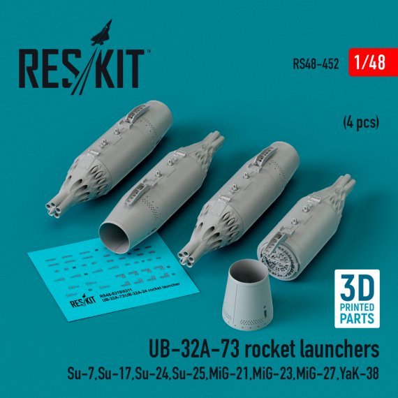 1/48 UB-32A-73 rocket launchers.