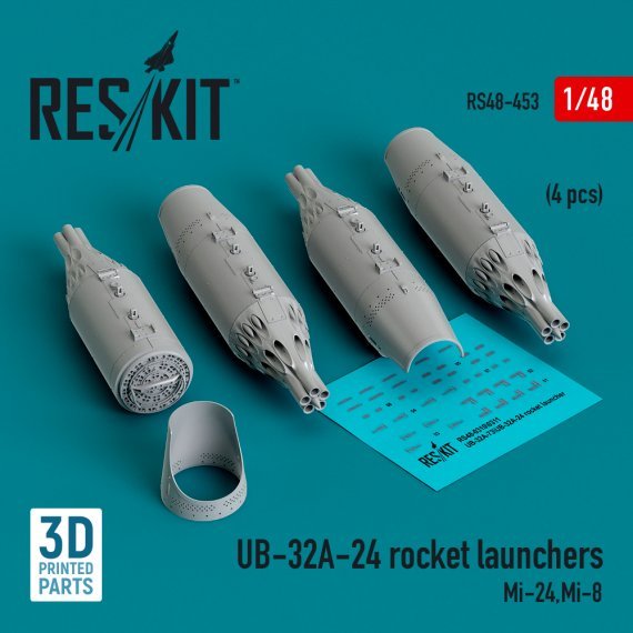 1/48 UB-32A-24 rocket launchers.