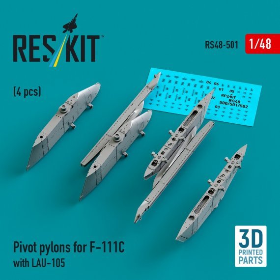 1/48 Pivot pylons for F-111C with LAU-105.