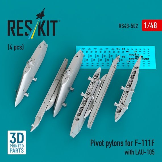 1/48 Pivot pylons for F-111F with LAU-105.